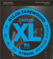 D'Addario Tapewound, Medium, Super Long Scale, 50-105 Bass Guitar Strings