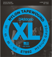 D'Addario Tapewound, Medium, Long Scale, 50-105 Bass Guitar Strings ETB92