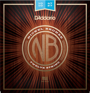 D'addario Nickel Bronze 12-String, Light, 10-47 Acoustic Guitar Strings