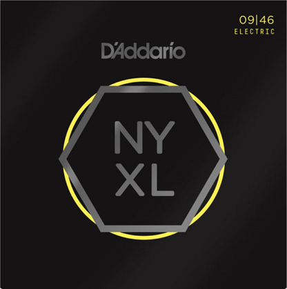 D'addario Nickel Wound, Super Light Top , Regular Bottom, 09-46 Electric Guitar Strings