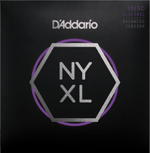 Load image into Gallery viewer, D&#39;addario Nickel Wound, Balanced TENSION, 11-50, Electric Guitar Strings