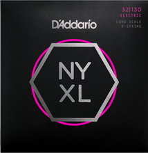 Load image into Gallery viewer, D&#39;addario  Long Scale, Regular Light 6-String, 32-130  Bass Guitar Strings