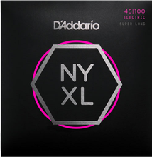 Load image into Gallery viewer, D&#39;addario Super Long Scale, REGULAR-Light, 45-100, Bass Guitar Strings