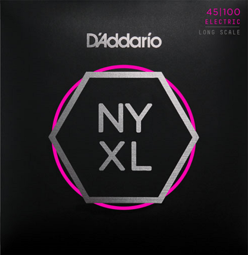 D'addario Long Scale, Regular Light, 45-100 Bass Guitar Strings