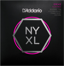 Load image into Gallery viewer, D&#39;addario NYXL Nickel Wound, Super Light, Double Ball END, 09-42 Electric Guitar Strings