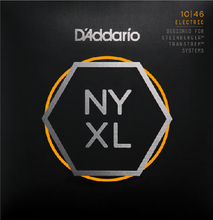 Load image into Gallery viewer, D&#39;addario NYXL Nickel Wound, Regular Light, Double Ball END, 10-46 Electric Guitar Strings