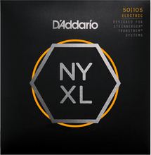 Load image into Gallery viewer, D&#39;addario NYXL, Long Scale, Medium, Double Ball END, 50-105 Bass Guitar Strings