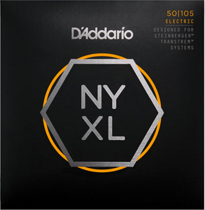 D'addario NYXL, Long Scale, Medium, Double Ball END, 50-105 Bass Guitar Strings