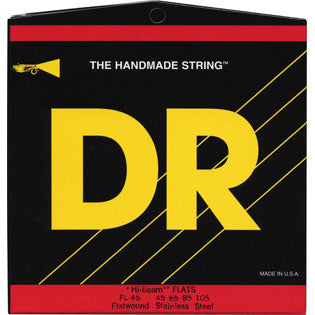 DR Bass Guitar Strings - Flat Wound Legend - Medium