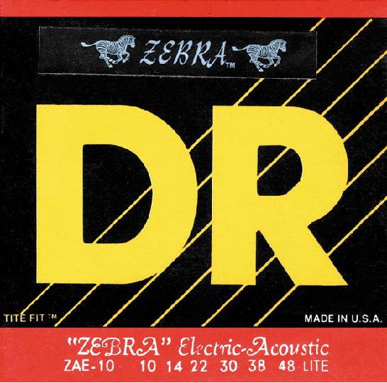 Dr Zebra Acoustic Electric Guitar Strings