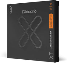 Load image into Gallery viewer, D&#39;Addario XTAPB1047 XT Phosphor Bronze Acoustic Guitar Strings, Extra Light, 10-47, 3 Sets