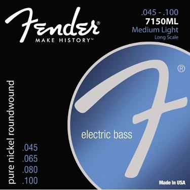 Fender Original 7150s Pure Nickel Electric Bass Guitar Strings