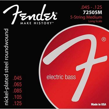 Fender Super 7250's Nickel Plated Steel Electric Bass Guitar Strings