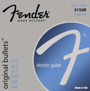 Fender Original Bullets Pure Nickel Bullet End Electric Guitar Strings
