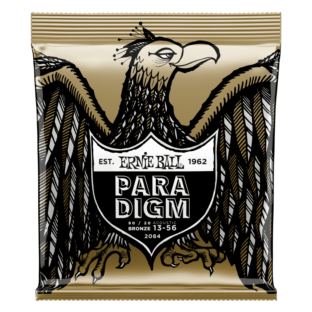 Ernie Ball Paradigm Medium 80/20 Bronze Acoustic Guitar Strings - 13-56 Gauge - 2084