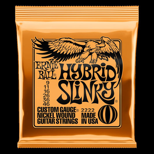 Ernie Ball Hybrid Slinky Nickel Wound Electric Guitar Strings - 9-46 Gauge - 2222