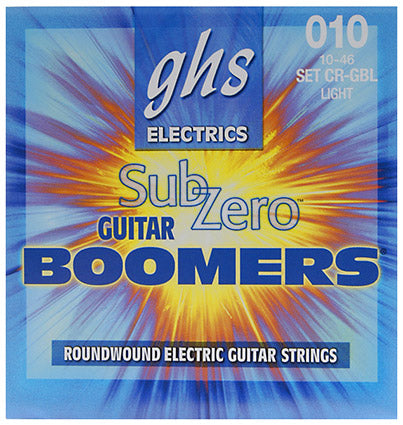 GHS Sub-Zero Boomers Round Wound Nickel Electric Guitar Strings