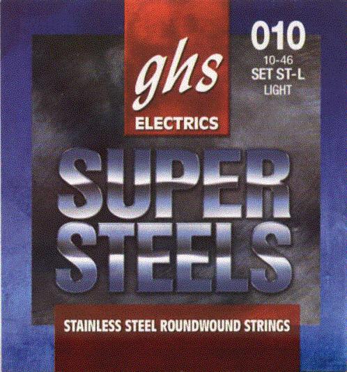 GHS Super Steels Round Wound Electric Guitar Strings