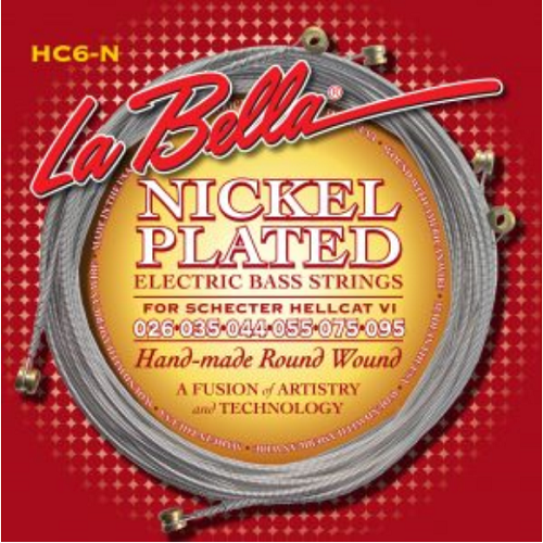 La Bella HC6-N Hellcat VI NPRW Bass Guitar String