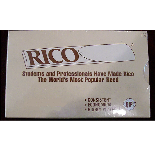 Rico Bass Clarinet Reeds 1.0 (Previous Packaging) - 10 Per Box