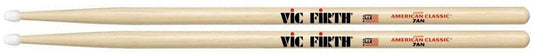 Vic Firth American Classic Hickory Drumsticks Nylon Tip -7AN