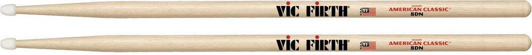Vic Firth American Classic Hickory Drumstick Nylon Tip - 8DN Jazz