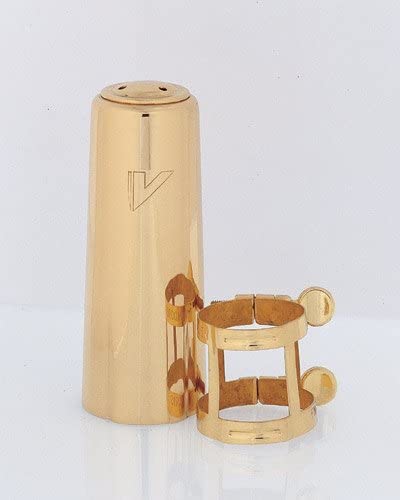 Vandoren Masters Lacquered Bari Sax Ligature & Metal Cap - LC19M