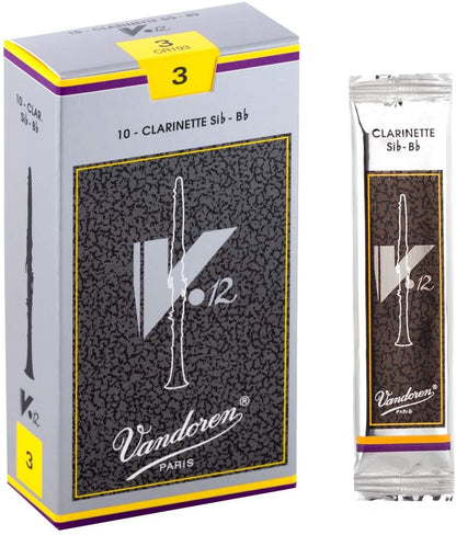 Vandoren Bb Clarinet V12 Reeds - 10 Per Box