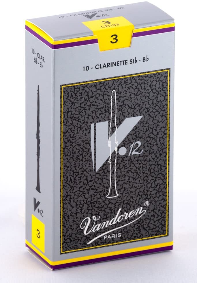 Vandoren Bb Clarinet V12 Reeds - 10 Per Box