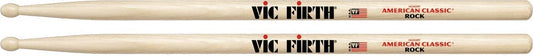 Vic Firth American Classic Hickory Drumstick Wooden Tip -  Rock