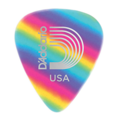 D'addario Planet Waves Rainbow Celluloid Guitar Picks - 25 Packs