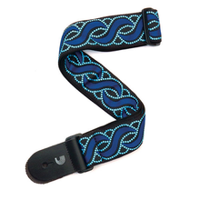 Load image into Gallery viewer, D&#39;addario Planet Waves Blue Twist Guitar Strap