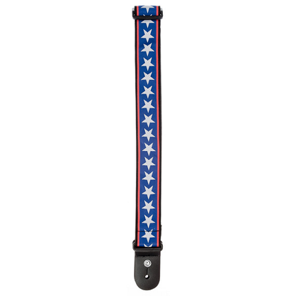 D'addario Planet Waves Stars and Stripes Woven Guitar Strap