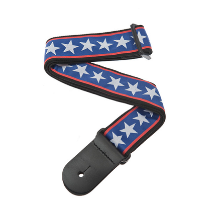 D'addario Planet Waves Stars and Stripes Woven Guitar Strap