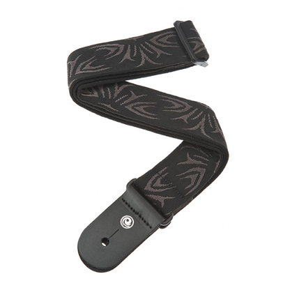 D'addario Planet Waves BLACK/GREY Tattoo Woven Guitar Strap