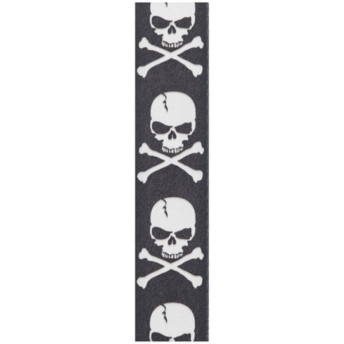 D'addario Planet Waves Skull and Cross Bone Woven Guitar Strap