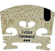 Teller Violin Three Star Semi-Fitted Bridge with Ebony U-Shaped Inlay 4/4