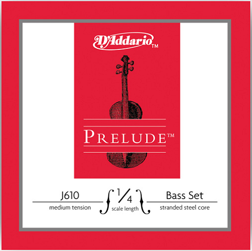 D'addario Prelude Double Bass String SET, Medium Tension