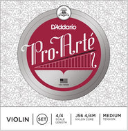 D'addario Pro-Arte Violin String SET, 4/4 Scale, Medium Tension