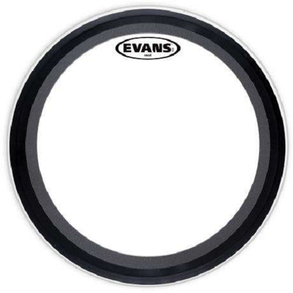 Evans EMAD Coated White Bass Drum Head, 20 Inch