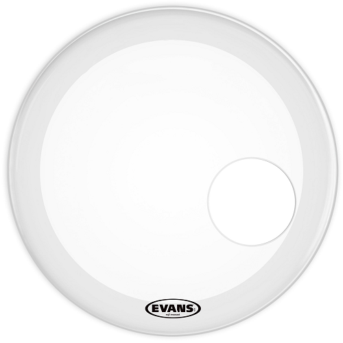 Evans EQ3 Coated White Bass Drum Head - 18