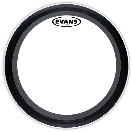 Evans EMAD2 Clear Bass Drum Head, 24 Inch