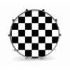 Evans Graphics Bass Drum Head - White Checker