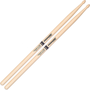 Promark 7A .535" Hickory Acorn Wood Tip Drum Set Sticks