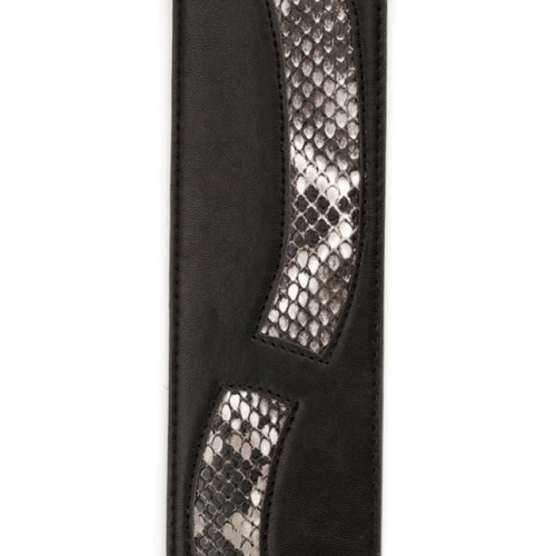 D'addario Planet Waves Snake Skin Window Leather Guitar Strap