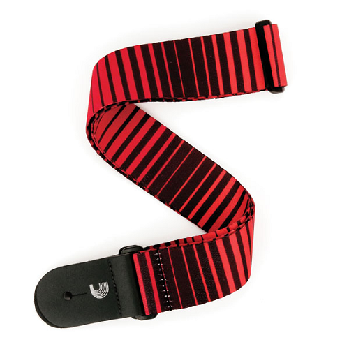 D'addario Planet Waves Optical Stripes Woven Guitar Strap