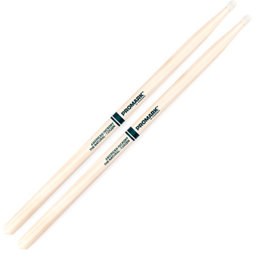 Promark Hickory 2B the Natural Nylon Tip Drum Set Sticks