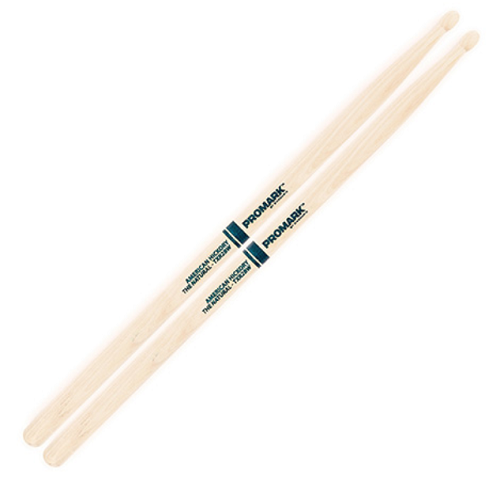 Promark Hickory 2B the Natural Wood Tip Drum Set Sticks