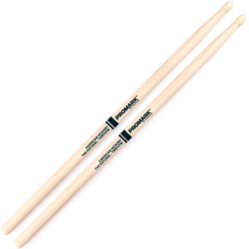 Promark Hickory 747 the Natural Wood Tip Drum Set Sticks