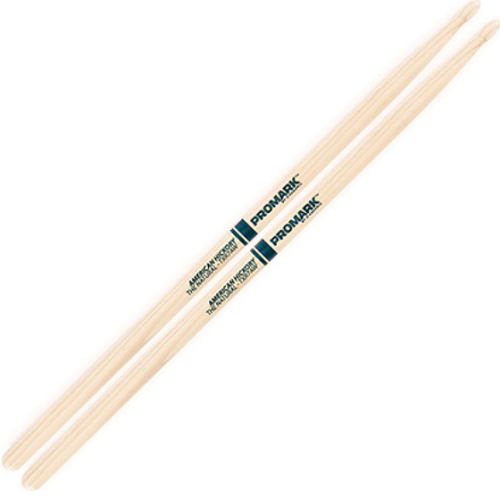 Promark Hickory 7A the Natural Wood Tip Drum Set Sticks